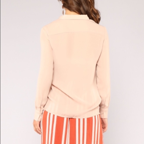 NWT “I Love My Workshirt” Mauve Button Down Shirt - Picture 7 of 7